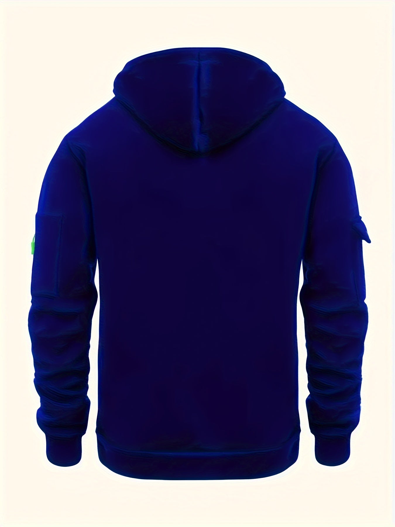 Effen kleur voor herenHalf-zip design Lange mouw Casual sweatshirt met capuchon en kangoeroezak voor herfst/winter casual dagelijks gebruik