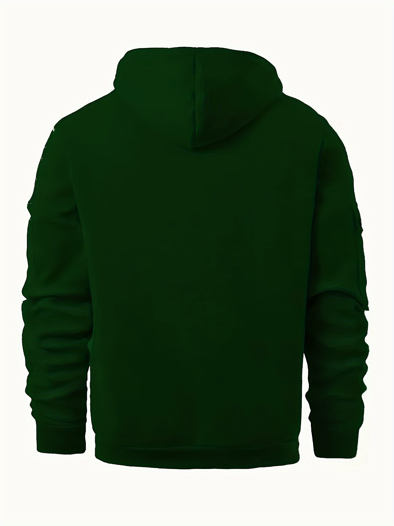 Effen kleur voor herenHalf-zip design Lange mouw Casual sweatshirt met capuchon en kangoeroezak voor herfst/winter casual dagelijks gebruik